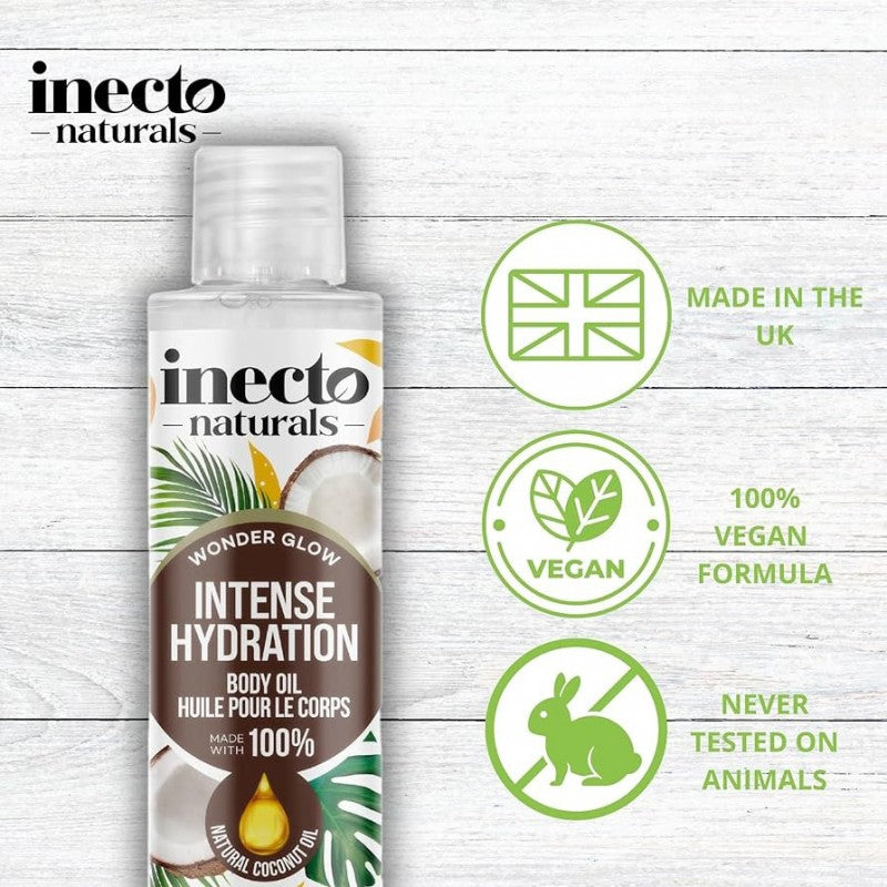 Inecto Naturals Wonder Glow Intense Hydration Body Oil à la Noix de Coco