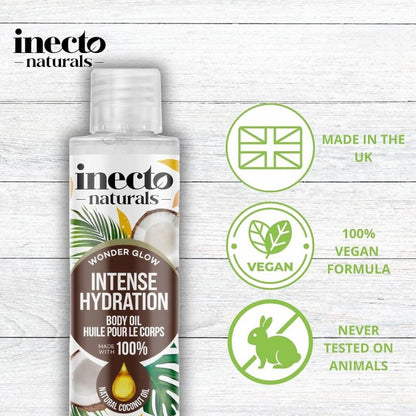 Inecto Naturals Wonder Glow Intense Hydration Body Oil à la Noix de Coco
