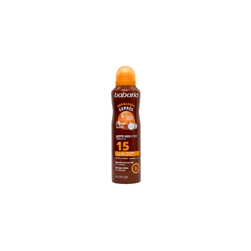 Babaria Huile Sèche Spray Coconut SPF 15