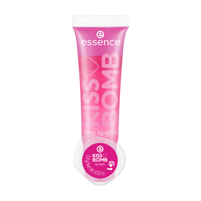 Essence Kiss Bomb Shiny Lipgloss & Lip Balm – 01 Strawberry Sweetie
