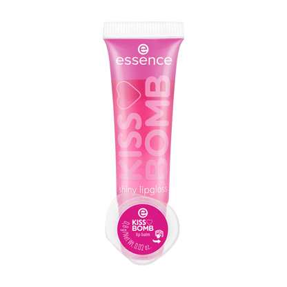 Essence Kiss Bomb Shiny Lipgloss & Lip Balm – 01 Strawberry Sweetie