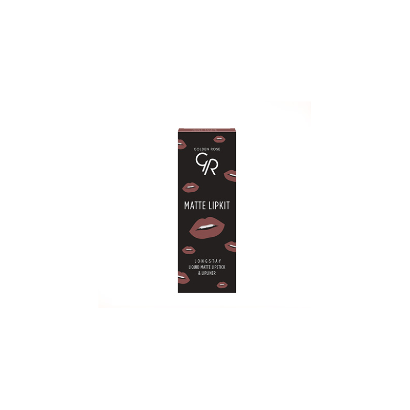 Golden Rose Matte Lip Kit – Rose Taupe