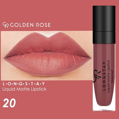 Golden Rose Matte Lip Kit – Rose Taupe