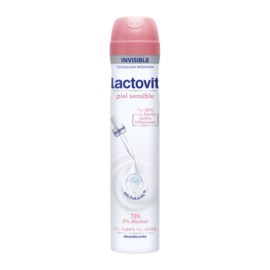 Lactovit Déodorant Spray Piel Sensible Invisible