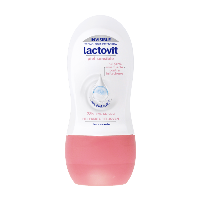 Lactovit Déodorant Roll-on Piel Sensible Invisible