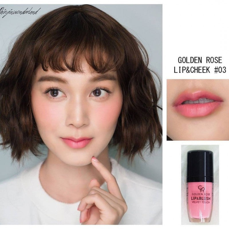 Golden Rose Lip & Blush Velvet Touch – 03