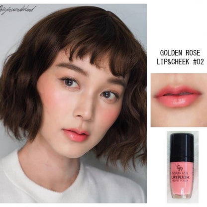Golden Rose Lip & Blush Velvet Touch – 02