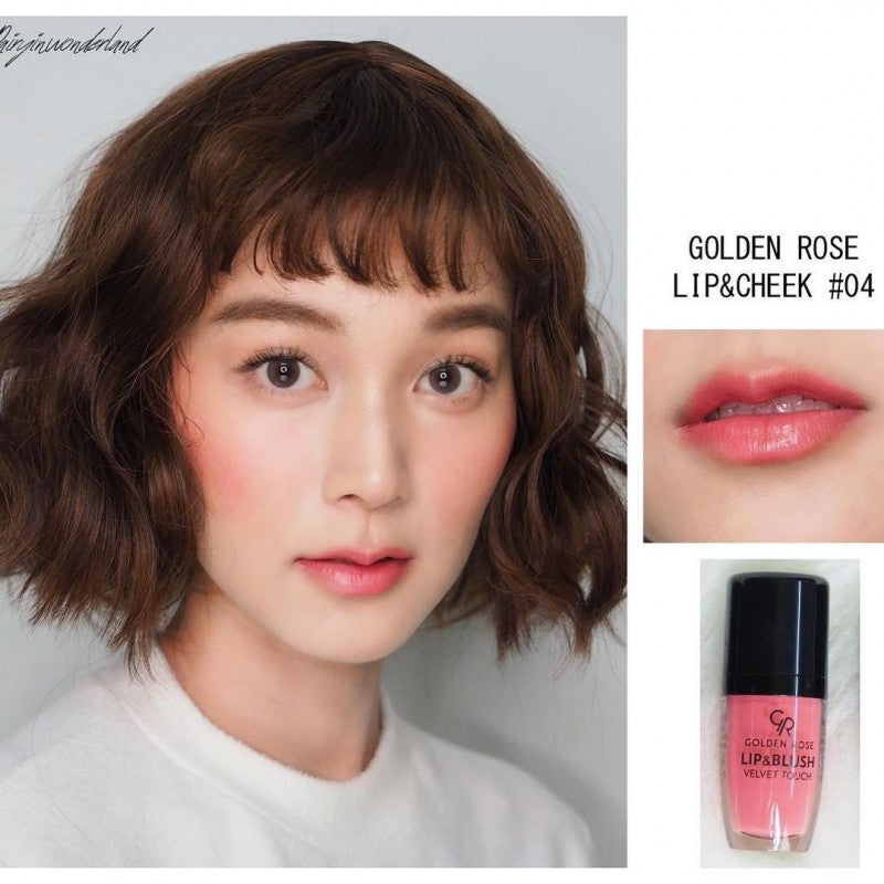 Golden Rose Lip & Blush Velvet Touch – 04