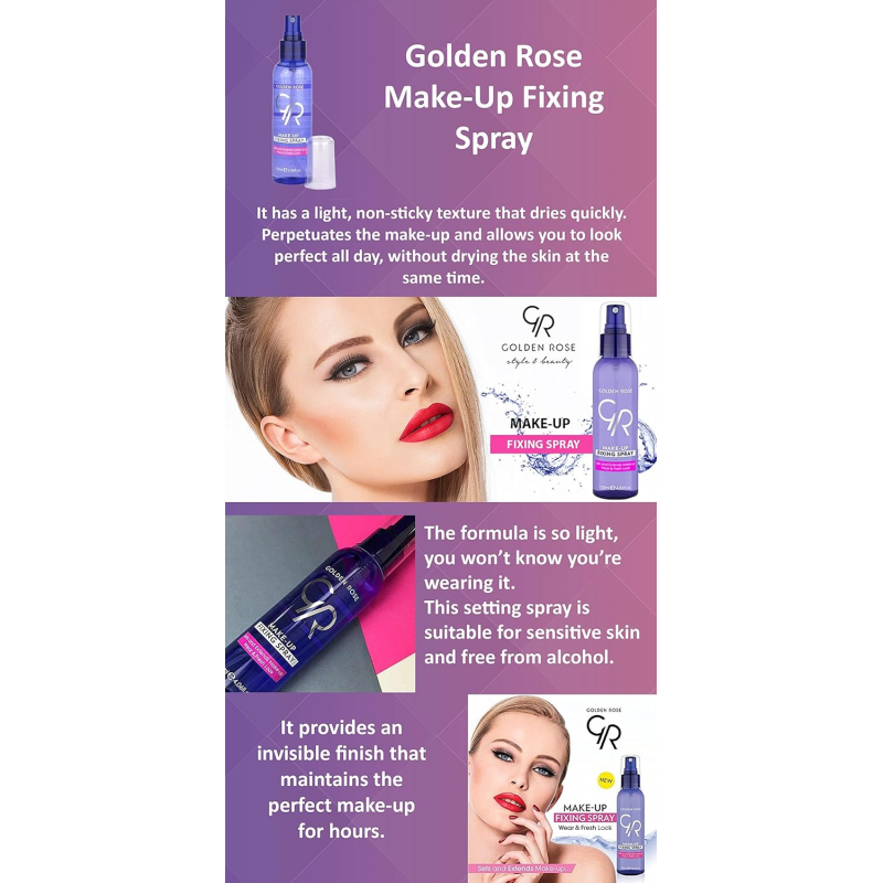 Golden Rose Make-Up Fixing Spray