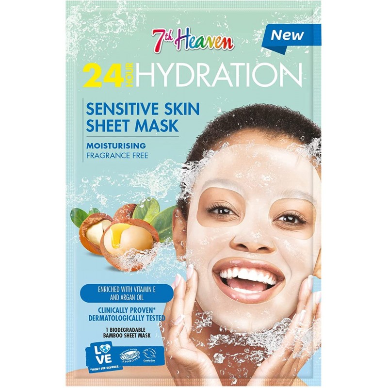 7th Heaven 24H Hydration Sensitive Skin Sheet Mask