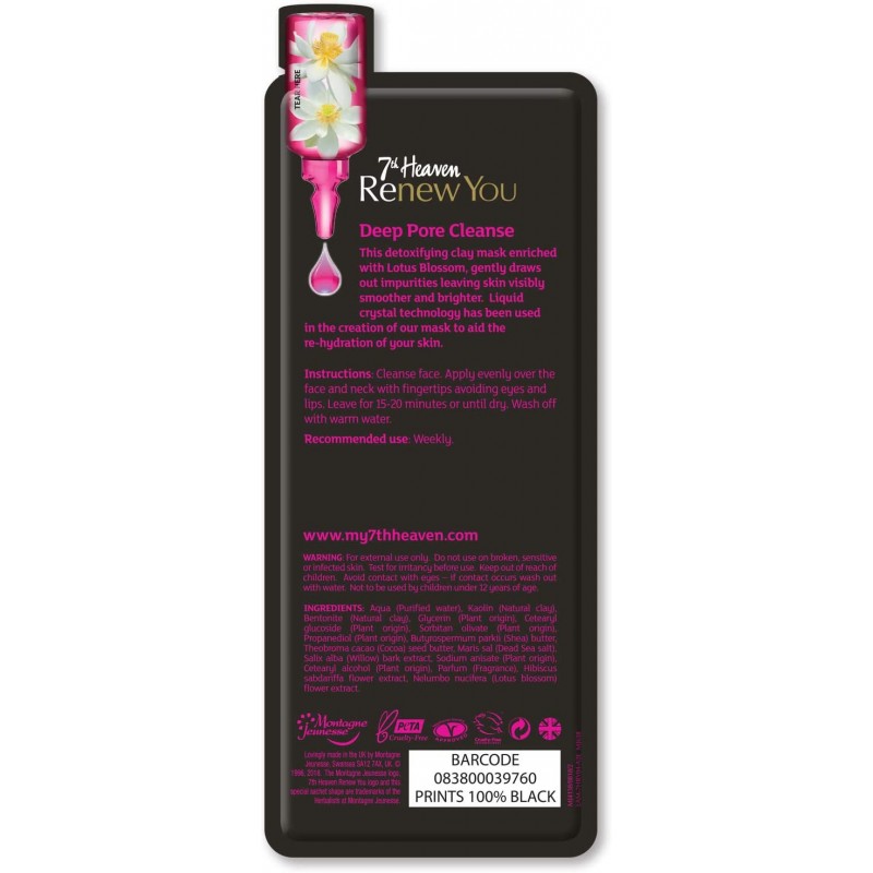 7th Heaven Renew You Deep Pore Cleanse Mud Mask