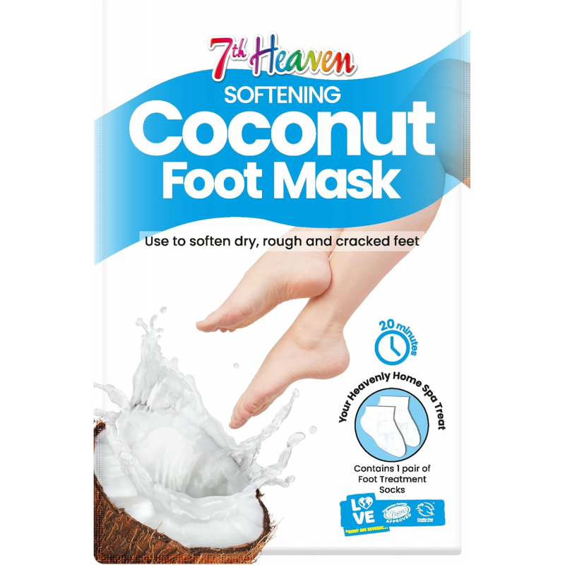 7th Heaven Softening Coconut Foot Mask