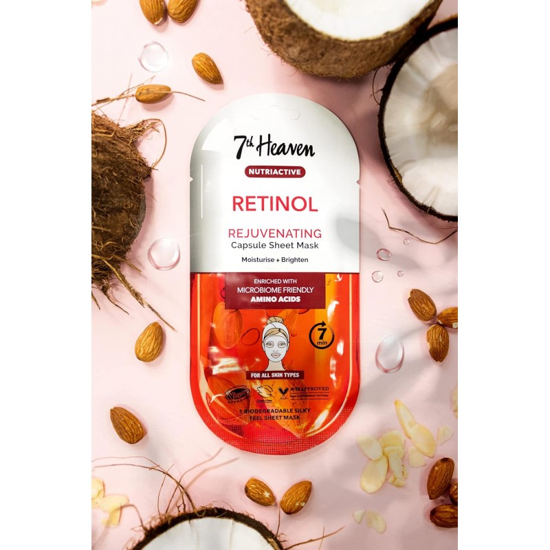 7th Heaven Nutriactive Retinol Rejuvenating Capsule Sheet Mask