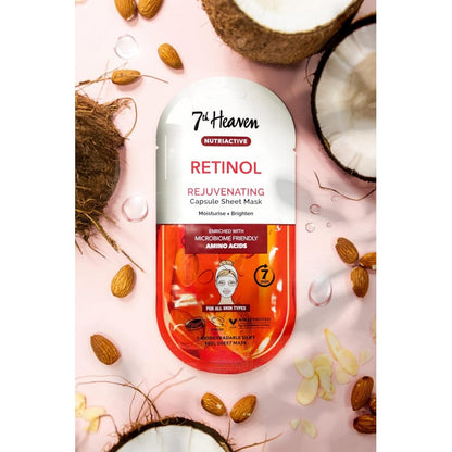 7th Heaven Nutriactive Retinol Rejuvenating Capsule Sheet Mask