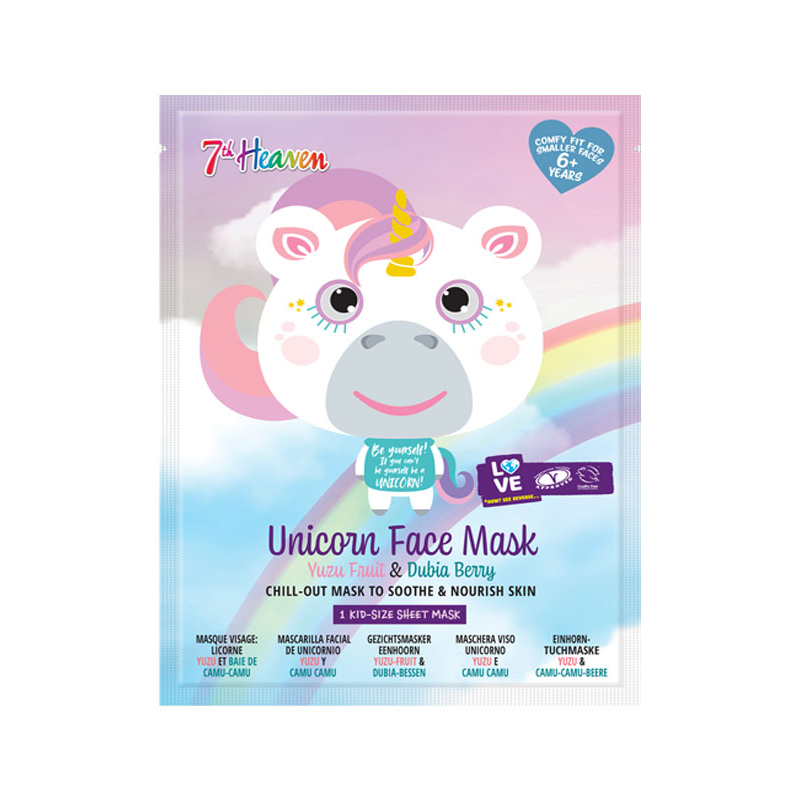 7th Heaven Unicorn Face Mask