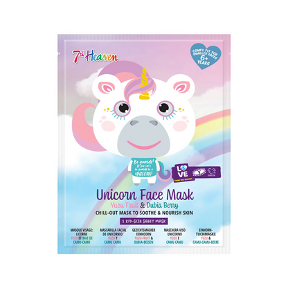 7th Heaven Unicorn Face Mask
