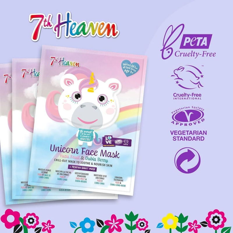 7th Heaven Unicorn Face Mask