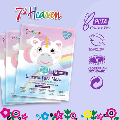 7th Heaven Unicorn Face Mask