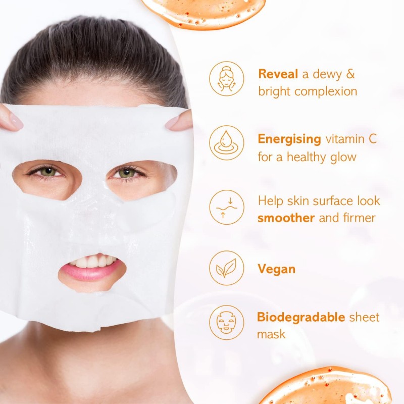 7th Heaven Nutriactive Vitamin C Brightening Capsule Sheet Mask