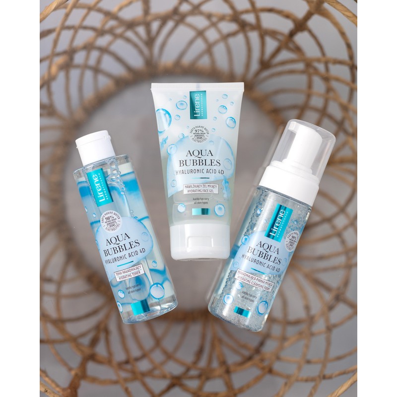 Lirene Aqua Bubbles Hyaluronic Acid 4D Hydrating Cleansing Foam