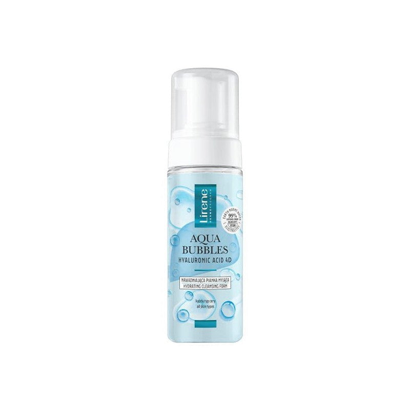 Lirene Aqua Bubbles Hyaluronic Acid 4D Hydrating Cleansing Foam