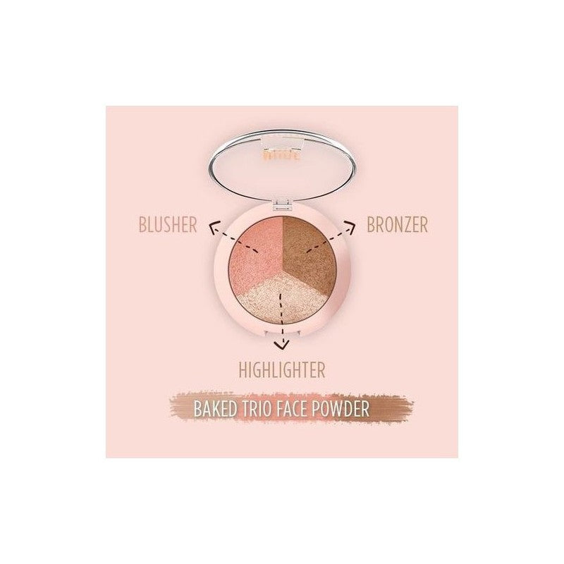 Golden Rose Nude Look Baked Trio