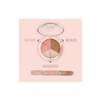 Golden Rose Nude Look Baked Trio