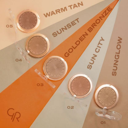 Golden Rose Sun Bright Bronzer Powder – 01