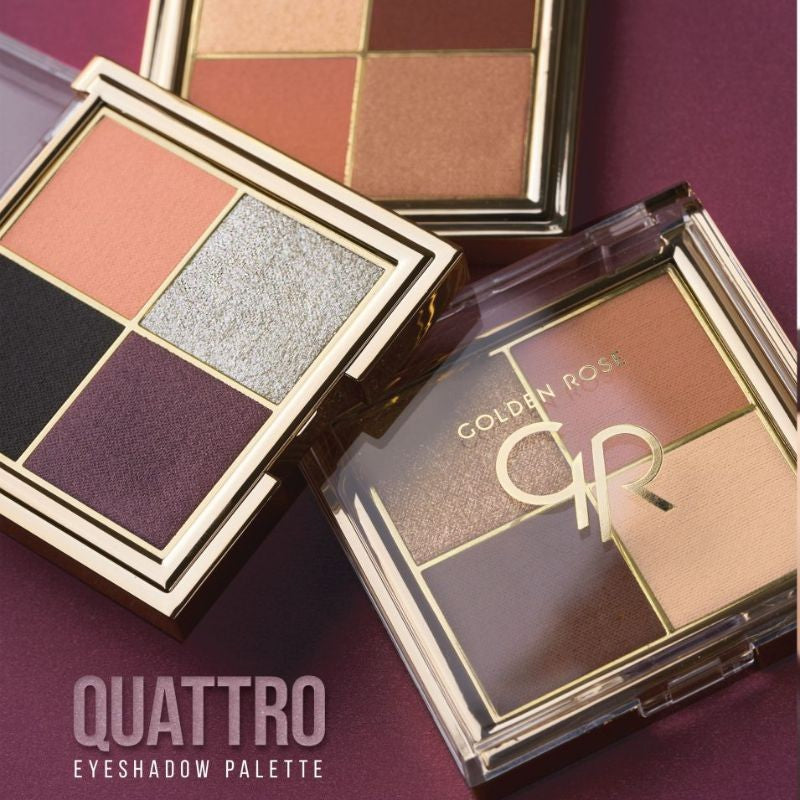 Golden Rose Quattro Eyeshadow Palette – 01