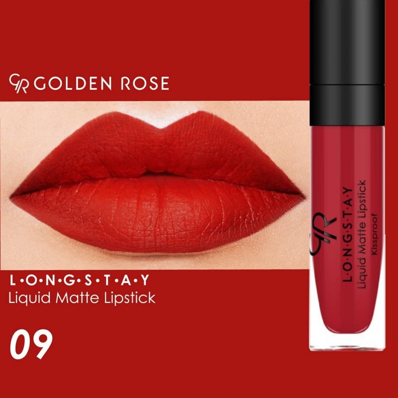 Golden Rose Longstay Liquid Matte Lipstick – 09