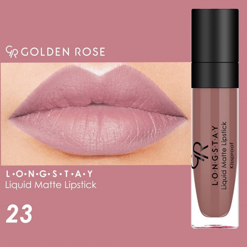 Golden Rose Longstay Liquid Matte Lipstick – 23