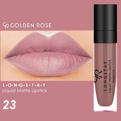 Golden Rose Longstay Liquid Matte Lipstick – 23