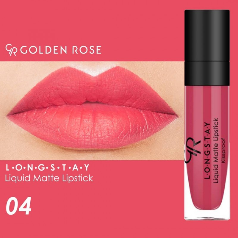 Golden Rose Longstay Liquid Matte Lipstick – 04