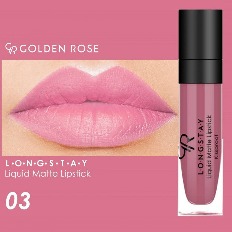 Golden Rose Longstay Liquid Matte Lipstick – 03