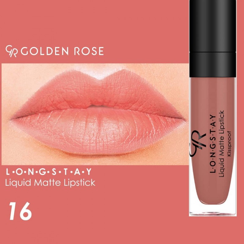 Golden Rose Longstay Liquid Matte Lipstick – 16