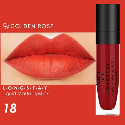 Golden Rose Longstay Liquid Matte Lipstick – 18