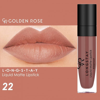 Golden Rose Longstay Liquid Matte Lipstick – 22