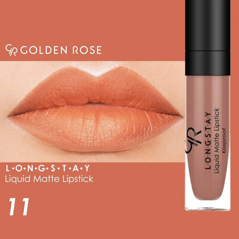 Golden Rose Longstay Liquid Matte Lipstick – 11