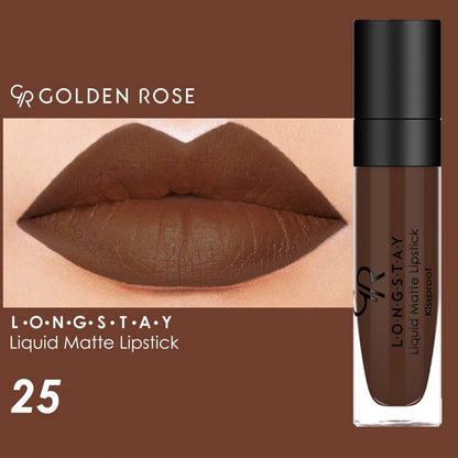 Golden Rose Longstay Liquid Matte Lipstick – 25