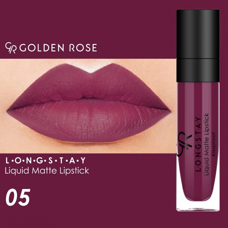 Golden Rose Longstay Liquid Matte Lipstick – 05