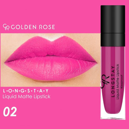 Golden Rose Longstay Liquid Matte Lipstick – 02