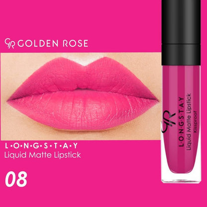 Golden Rose Longstay Liquid Matte Lipstick – 08