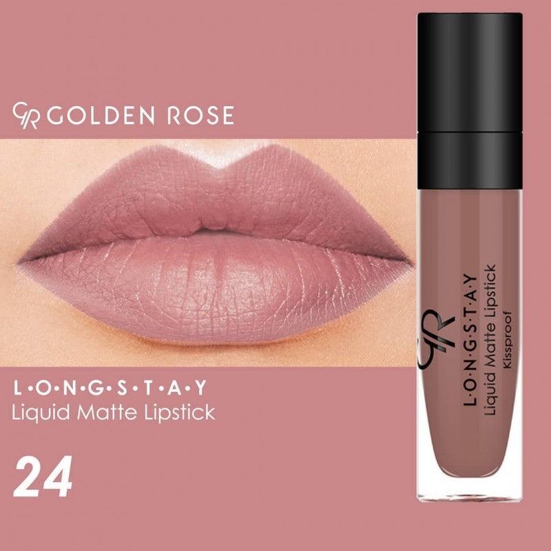 Golden Rose Longstay Liquid Matte Lipstick – 24