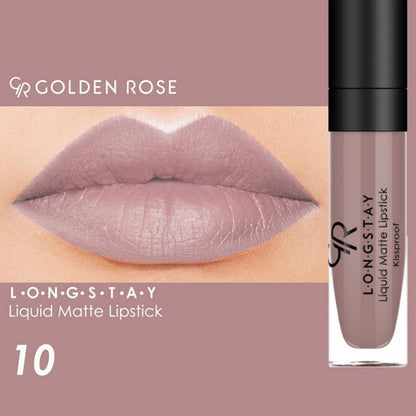 Golden Rose Longstay Liquid Matte Lipstick – 10