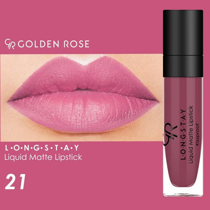 Golden Rose Longstay Liquid Matte Lipstick – 21