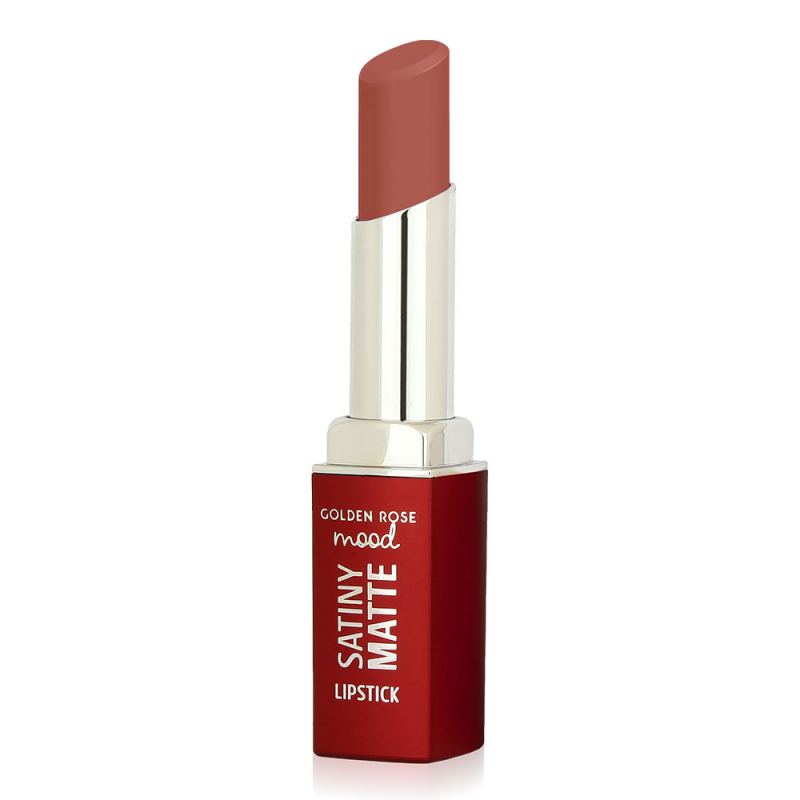 Golden Rose Mood Satiny Matte Lipstick – 03 Nude Rose