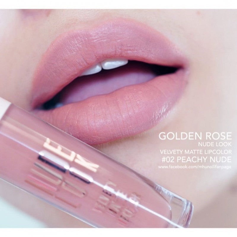Golden Rose Nude Look Velvety Matte Lipcolor – 02