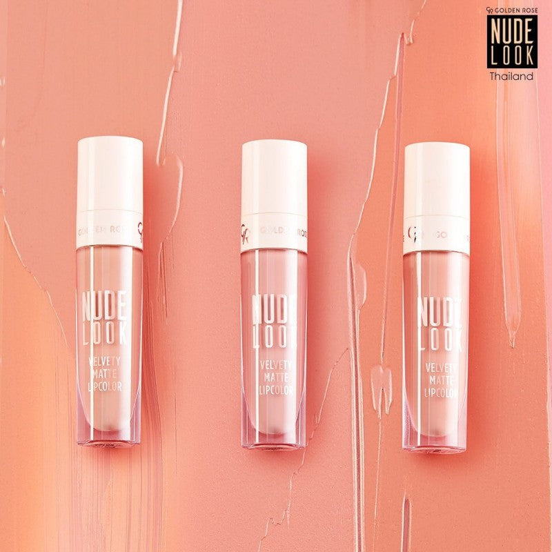 Golden Rose Nude Look Velvety Matte Lipcolor – 01