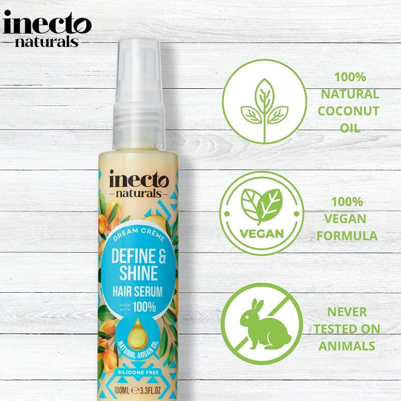 Inecto Naturals Dream Crème Define & Shine Hair Serum à l'Argan