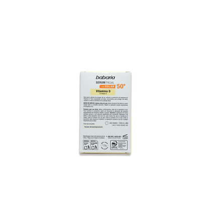 Babaria Vitamin D Sérum Solaire Visage SPF 50+